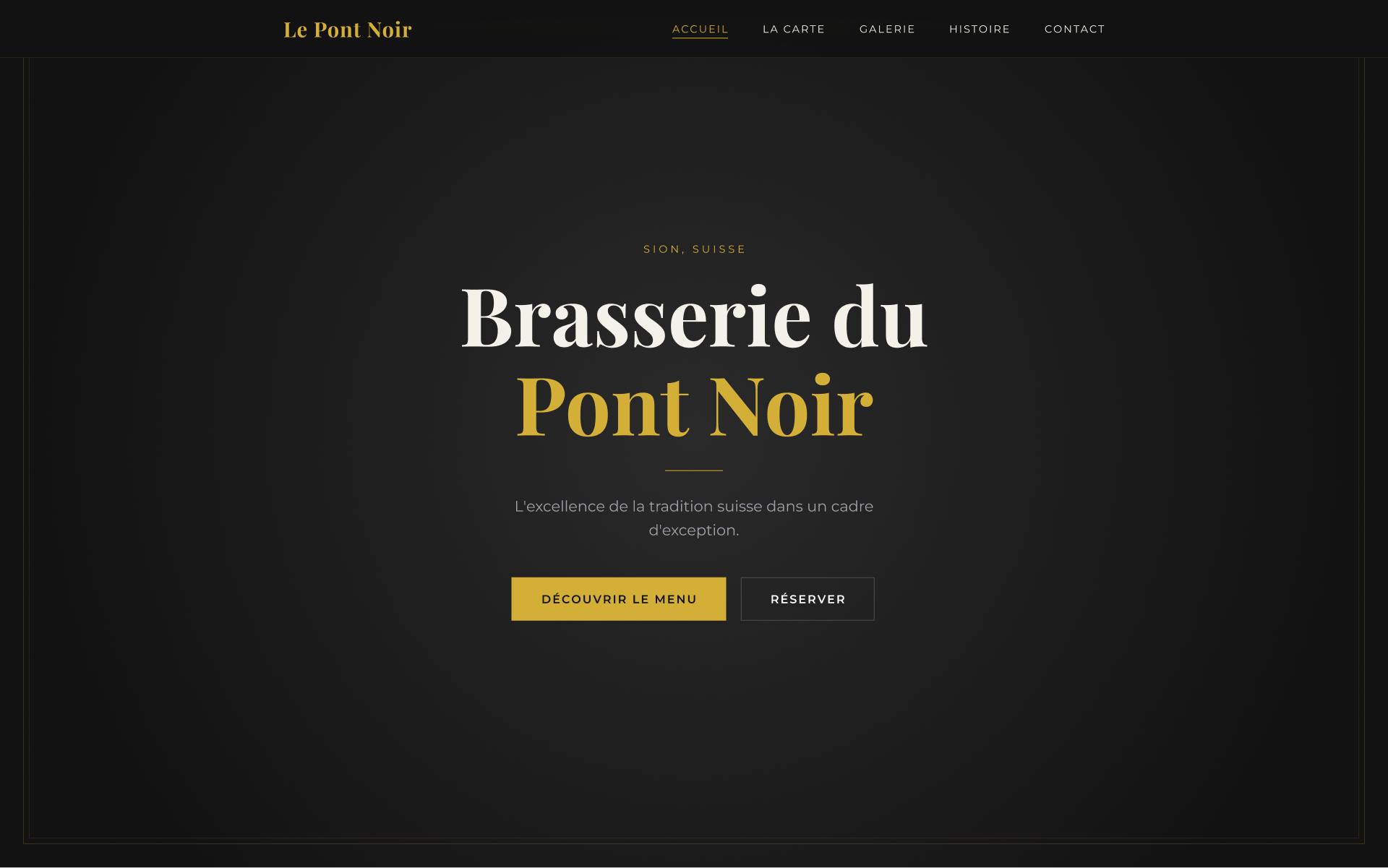 Brasserie du Pont Noir